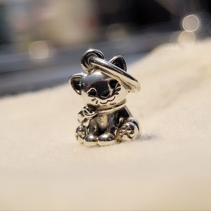 Kitty-cat dangle pandora charm